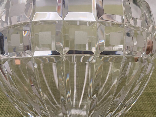 Elegant Round Bowl – Marquis by Waterford Crystal Quadrata -7-3/8″dia 5-1/2″high