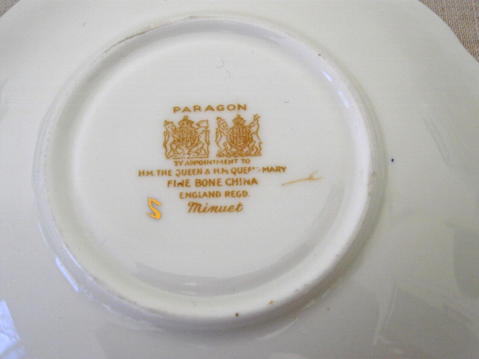 Vintage Paragon TAPESTRY Demitasse Cup + Saucer England ~
