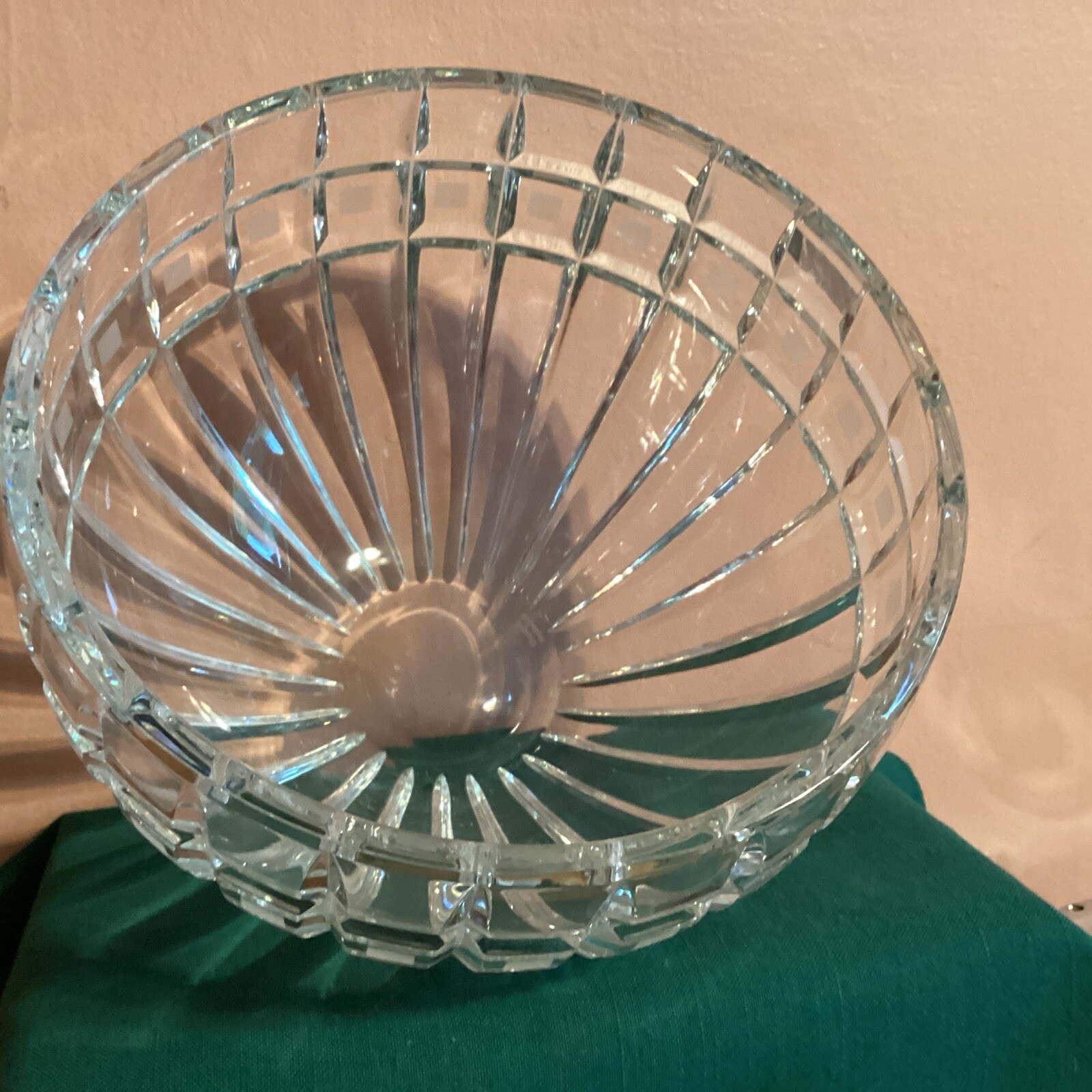 Beautiful Waterford Marquis Crystal QUADRATA Bowl 7.5″ Poland New