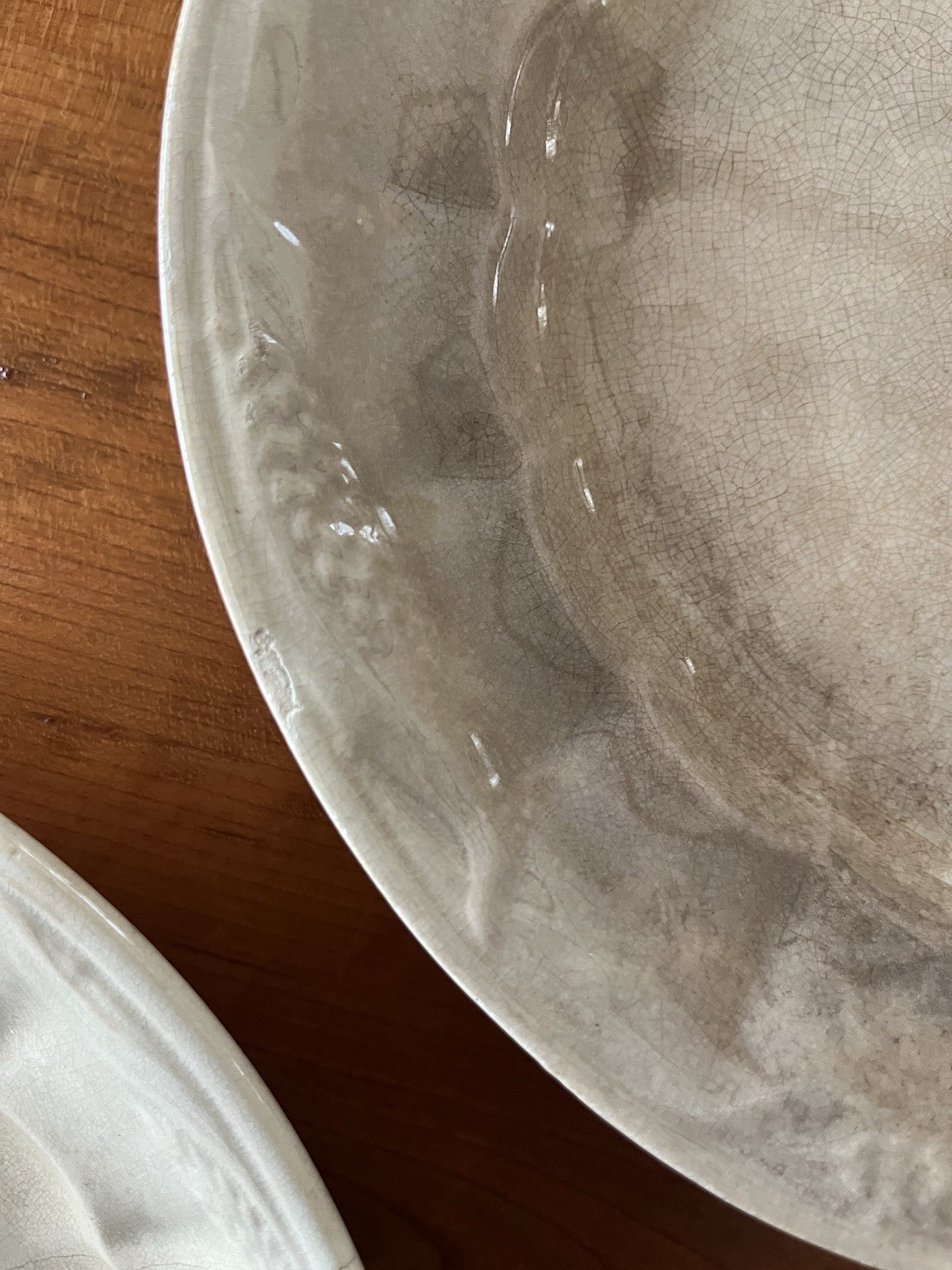 Elsmore And Forster Ironstone China Wheat Plates Lot Of 3