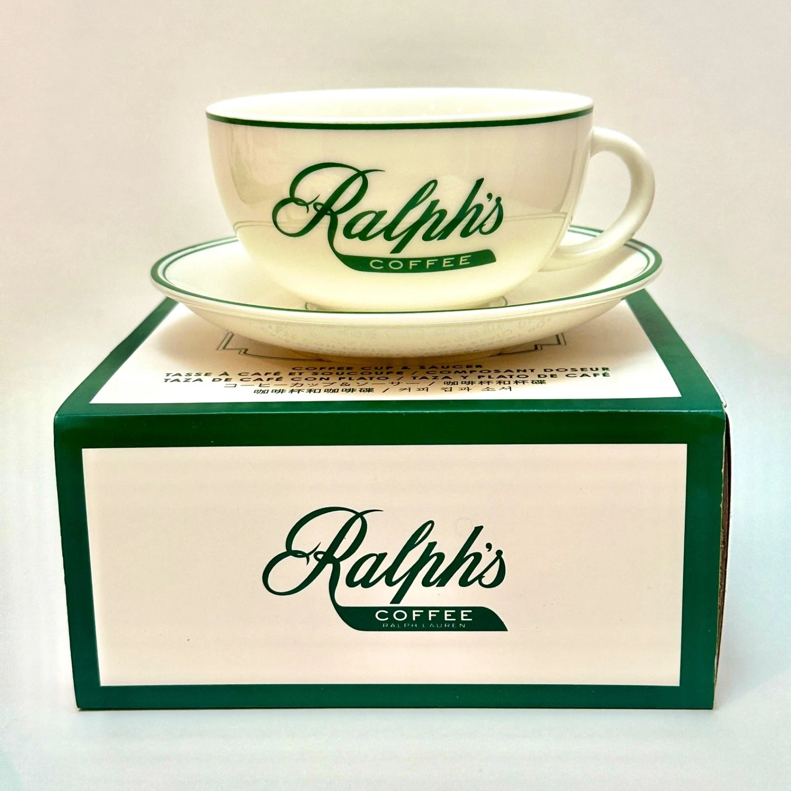 Ralph’s Coffee Cup & Saucer New York Exclusive Set