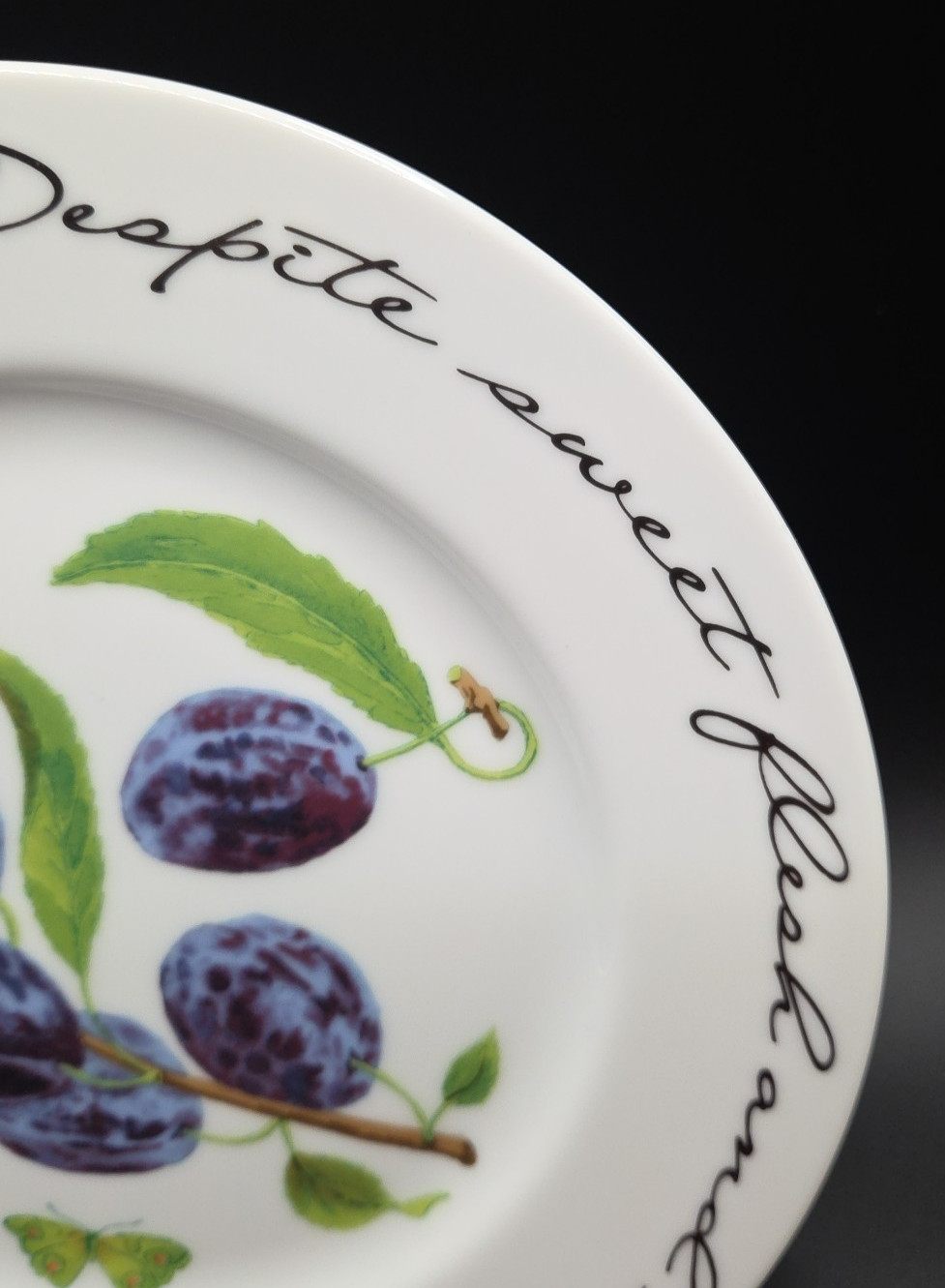 1 x Williams Sonoma Orchard Suite Plum Salad Plate 7 & 7/8″