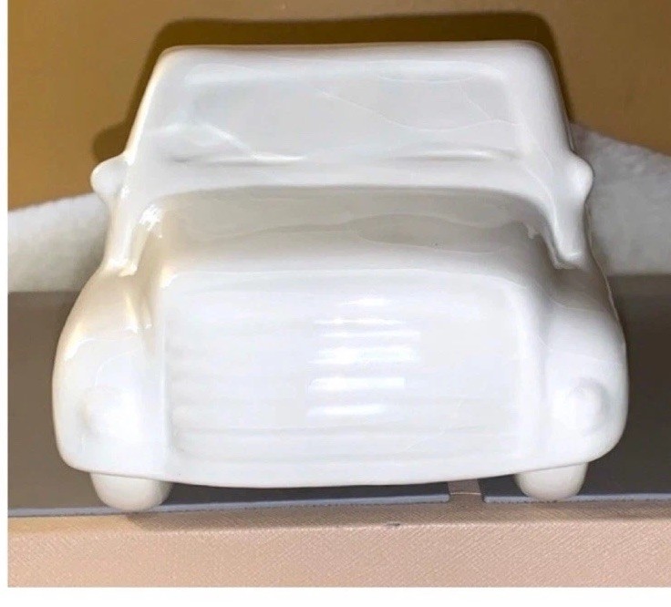 NEW RAE DUNN Patriotic White Ceramic FREEDOM Truck Home Decor NWT