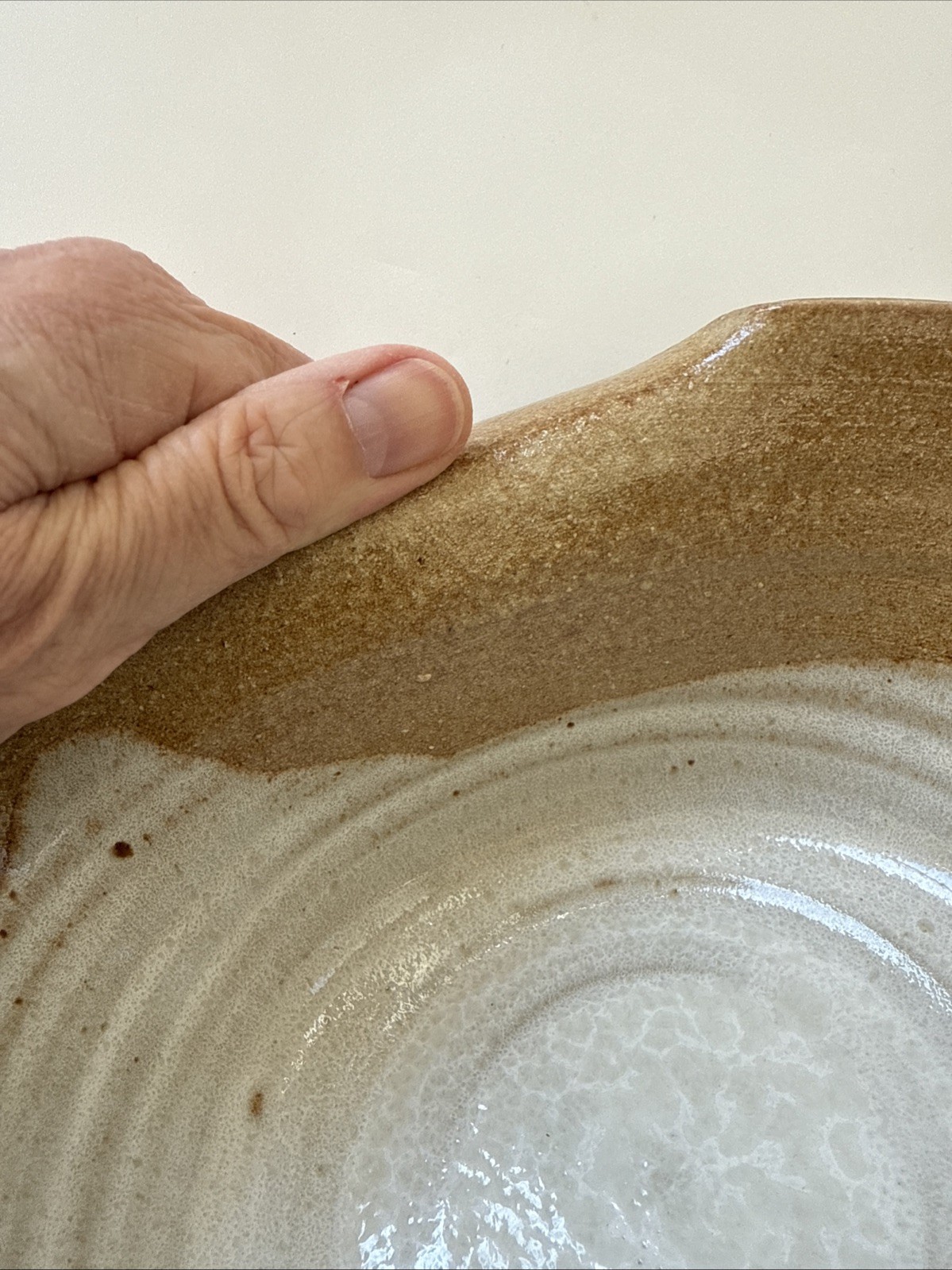 Hand Made In Portugal Stoneware Casserole Dish 7.5” x 5” GRES O Studio Pottery