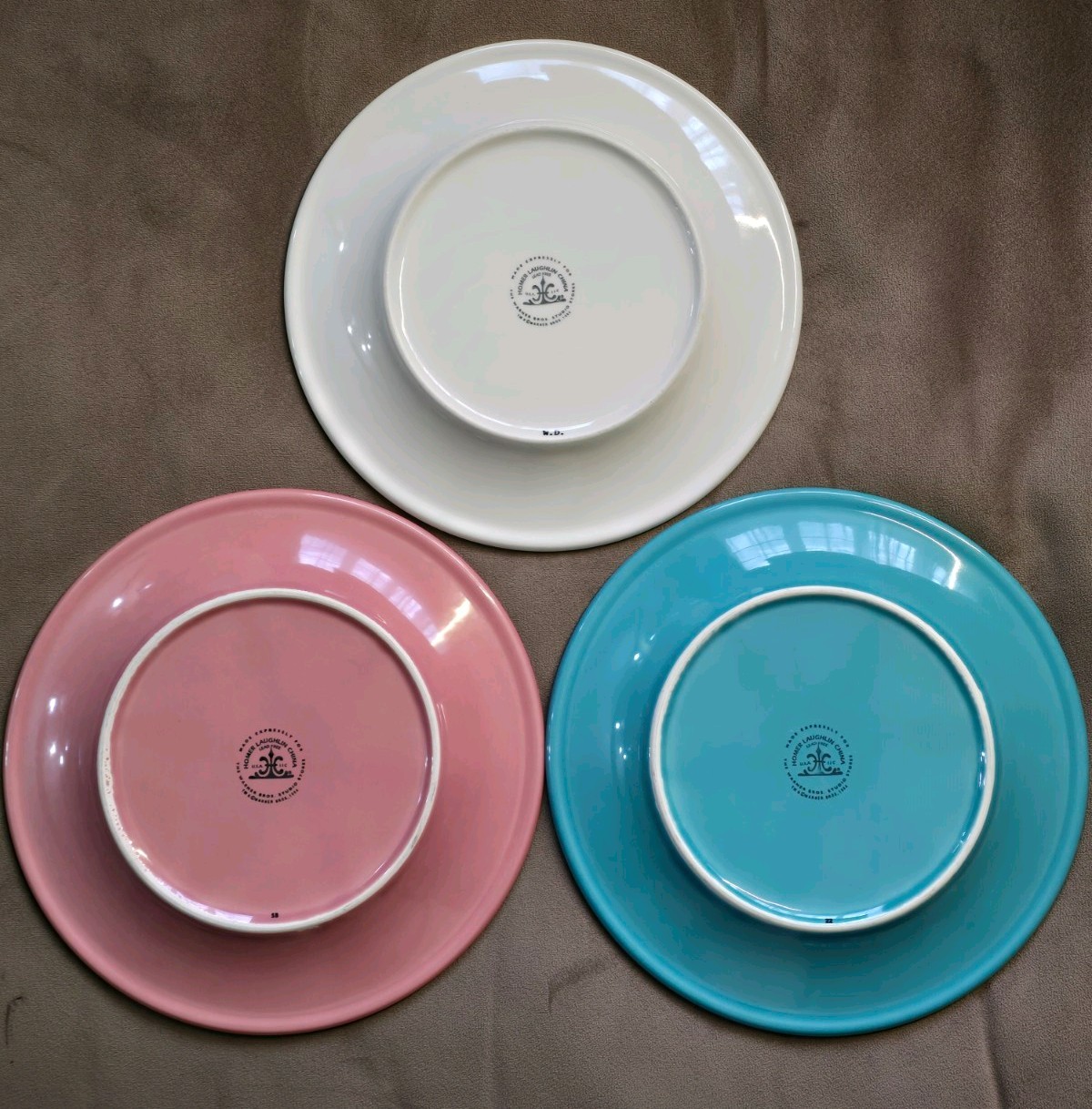 Set of 3 Looney Tunes Luncheonette Plates – 1994 – Warner Bros – Bugs Bunny Taz