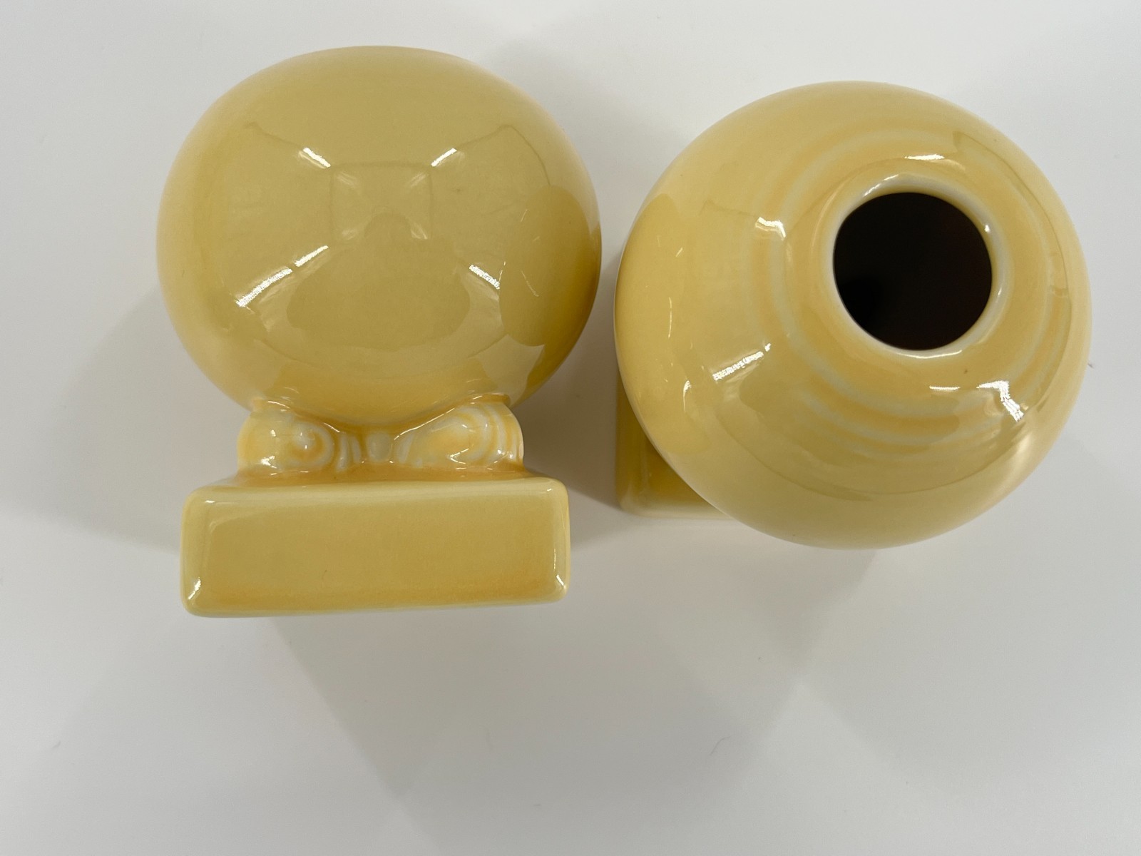 Fiesta Yellow 14pc Dinnerware Bowl Plate Mug Shaker Post-86 USA(No Butter Tray)