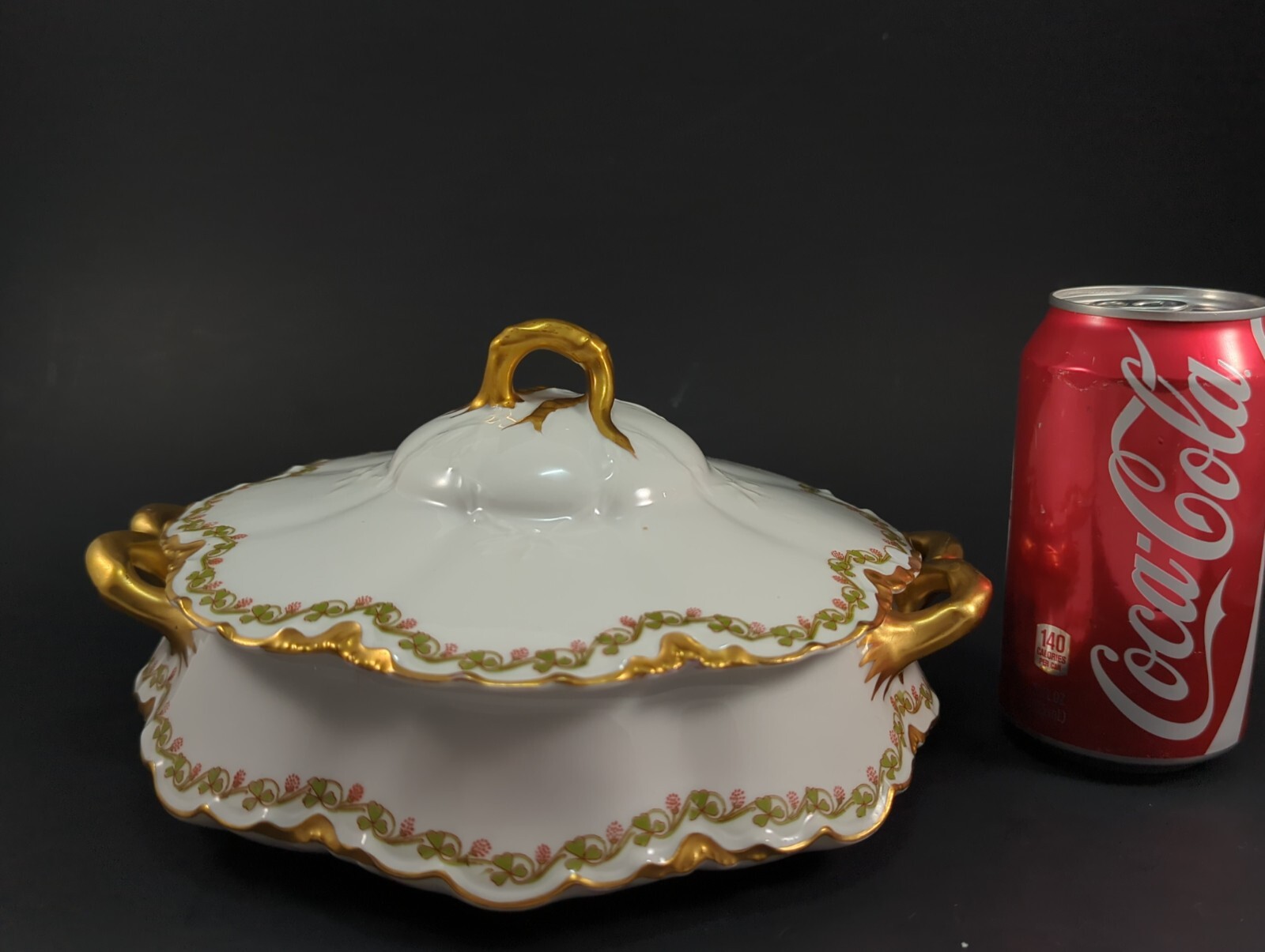 Rare Haviland Limoges Oval and Circular Serving Dishes plus one Circular lid.