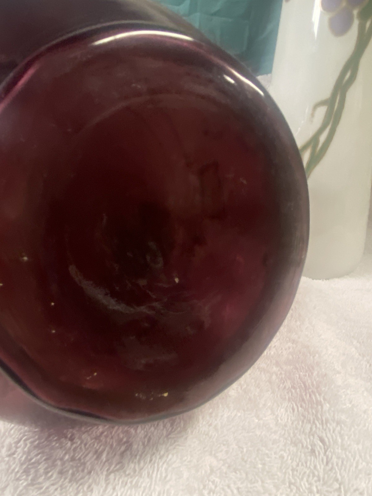 Northwood Amethyst Pitcher With 1 Glass