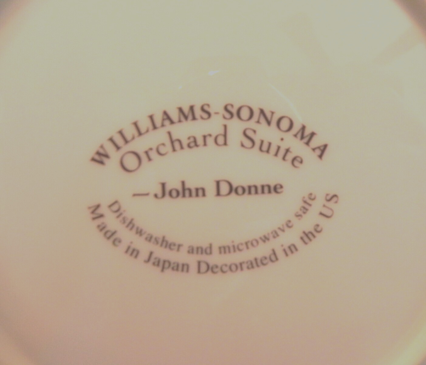 2 Pear Salad Plates ORCHARD SUITE by WILLIAMS-SONOMA