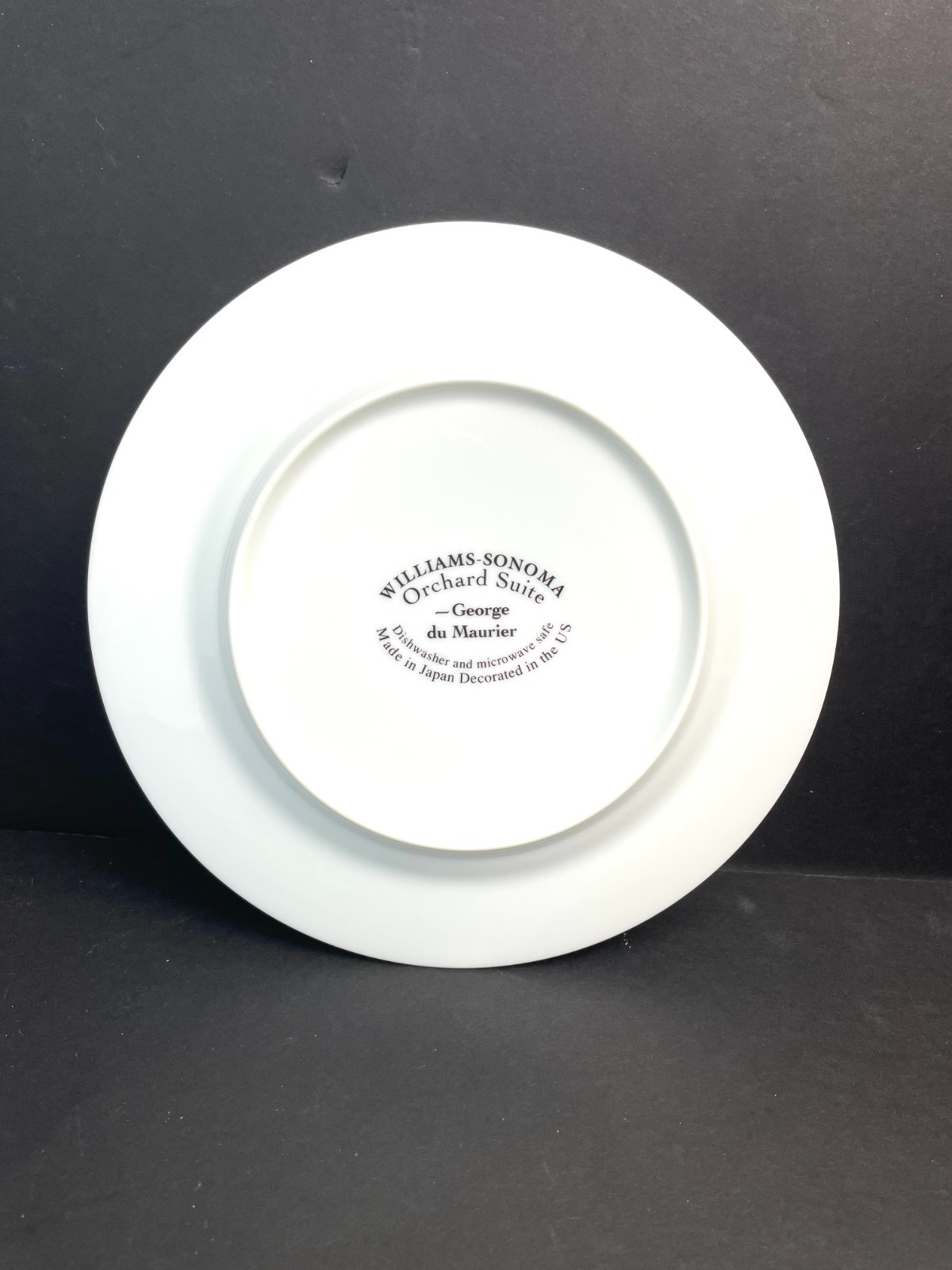 Set 4 WilliamsSonoma Orchard Suite Plates Fruit Design 7.75″ Japan Decorated USA