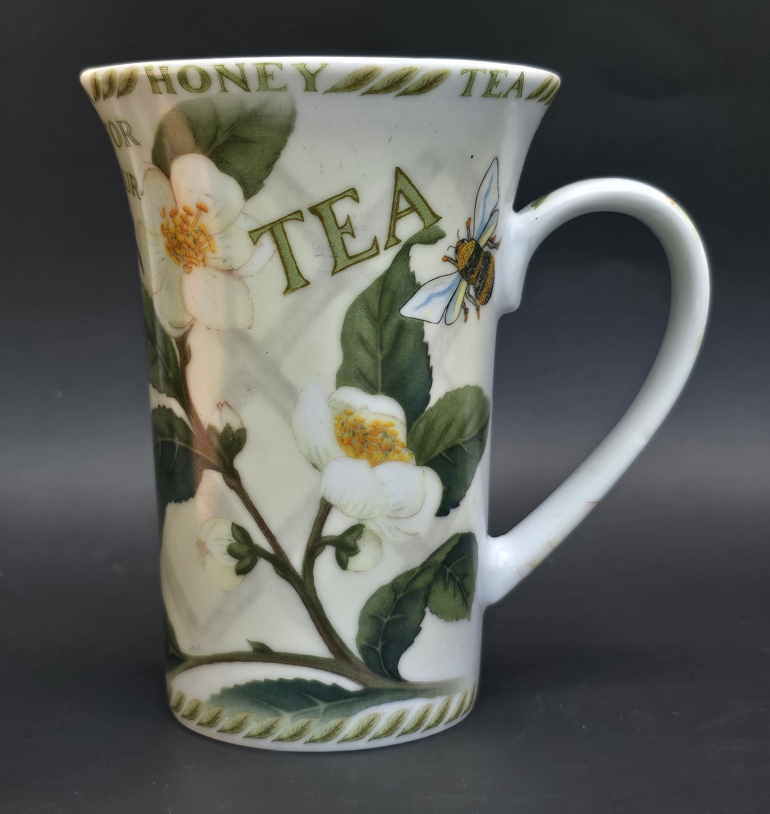 Cardew Designs Fine Bone China England Tea Cup/Mug Tea Floral tea and honey