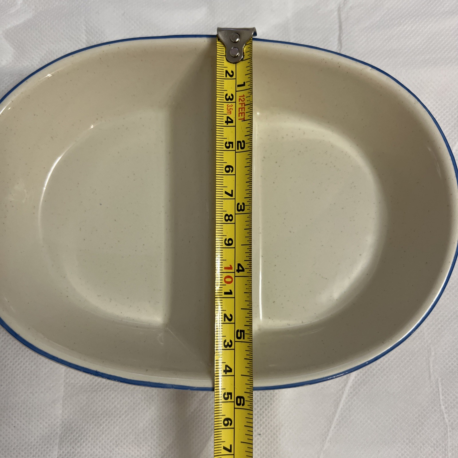 Vintage 80s 90s Divided Geese Split Baking Dish Country Collection CollectorRare