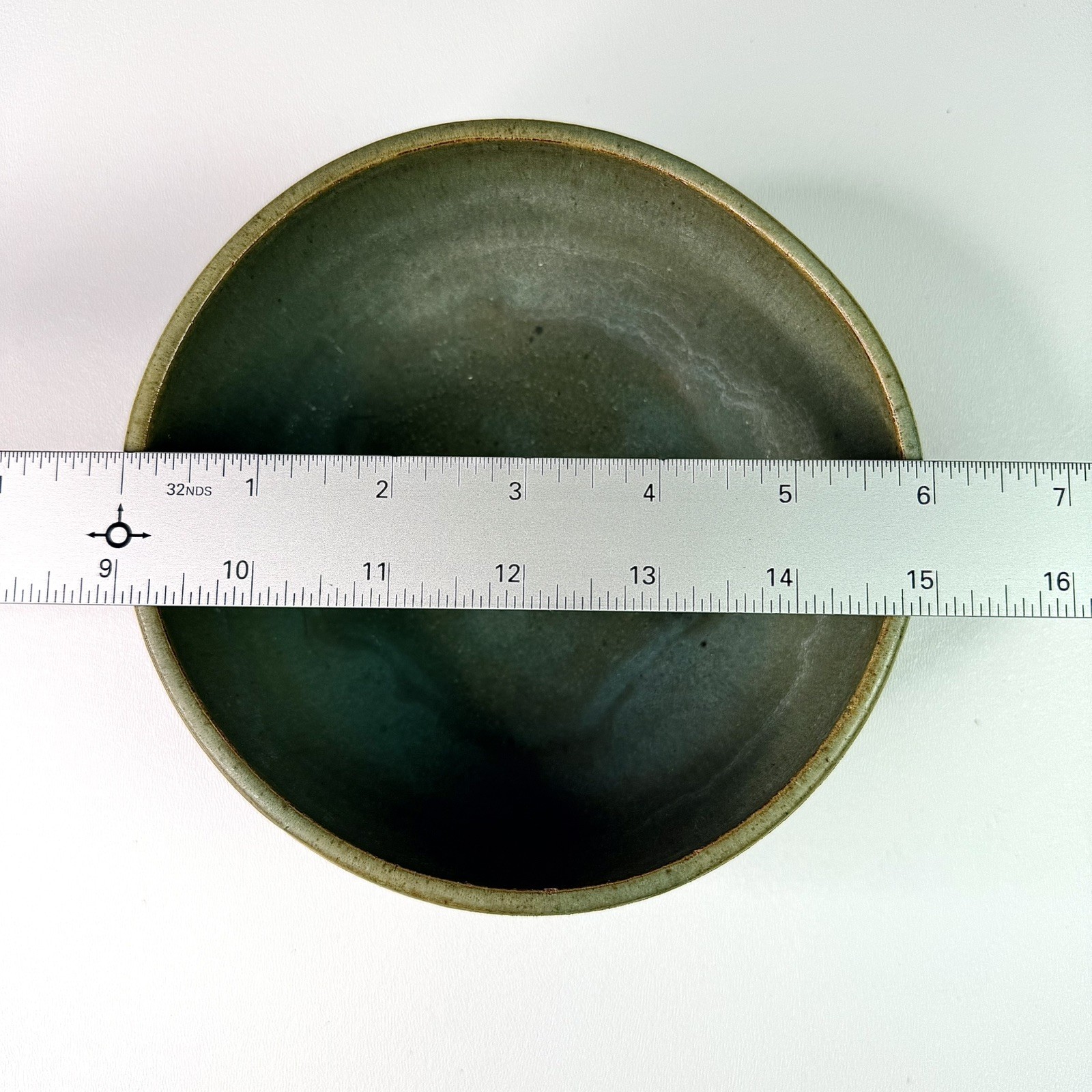 Vintage Signed Studio Pottery Bowl S. Ryder Dated 1970 Hand Thrown Stoneware