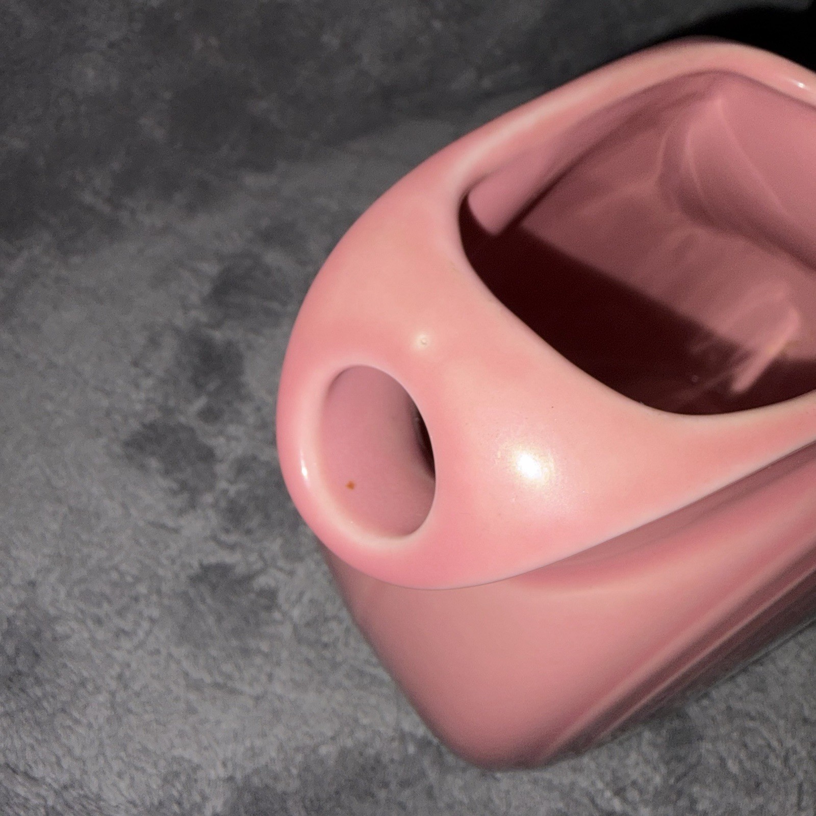 VTG 1950s 60s Pink Fiesta Disc Lemonade Tea Water Pitcher 6” USA HLC (1951-1959)