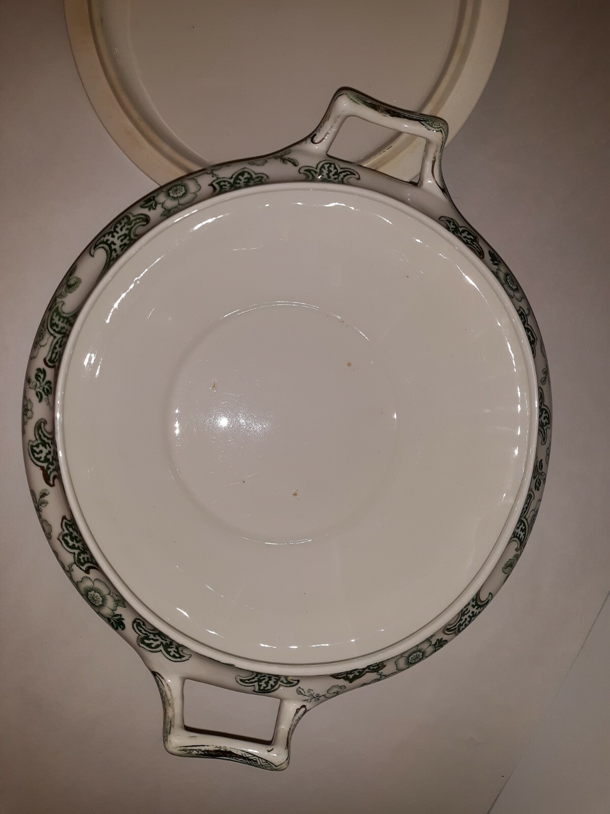 J & G Meakin YOKOHAMA CASSEROLE DISH w/LID, Handles and Spoon Opening ENGLAND