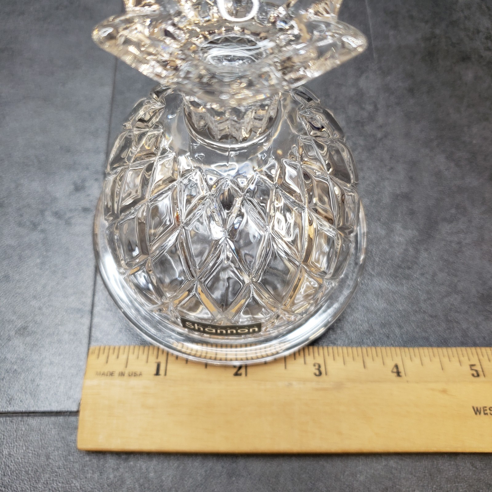 Shannon Crystal Covered Pineapple Servers by Godinger with Original Box