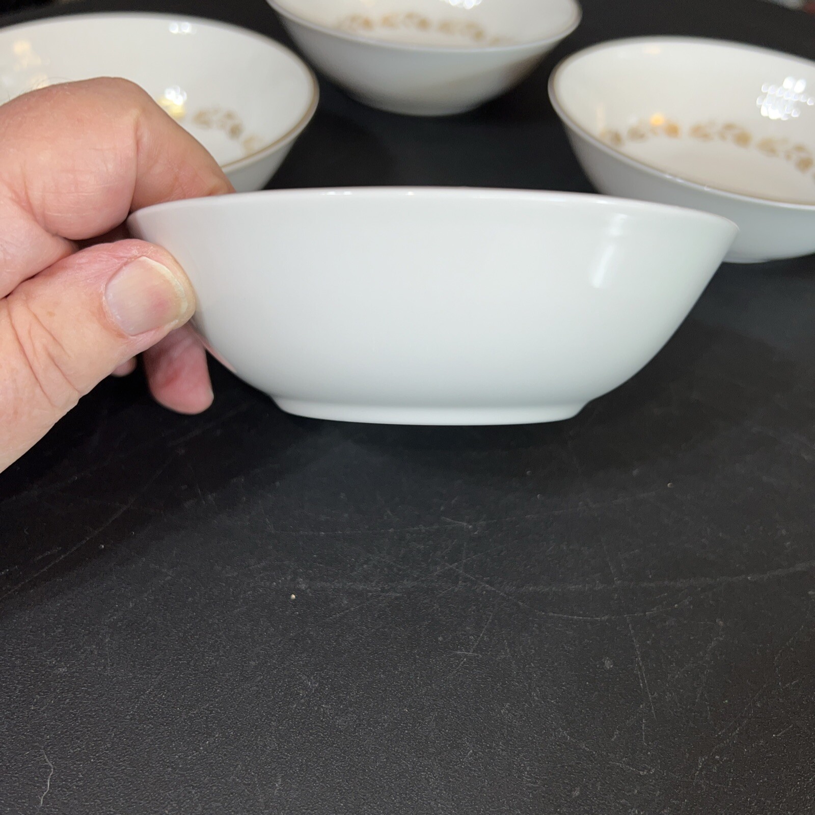 4 Royal Doulton 5″ 5-1/4” Dessert/Berry Bowl – Soup “Fairfax” TC 1006