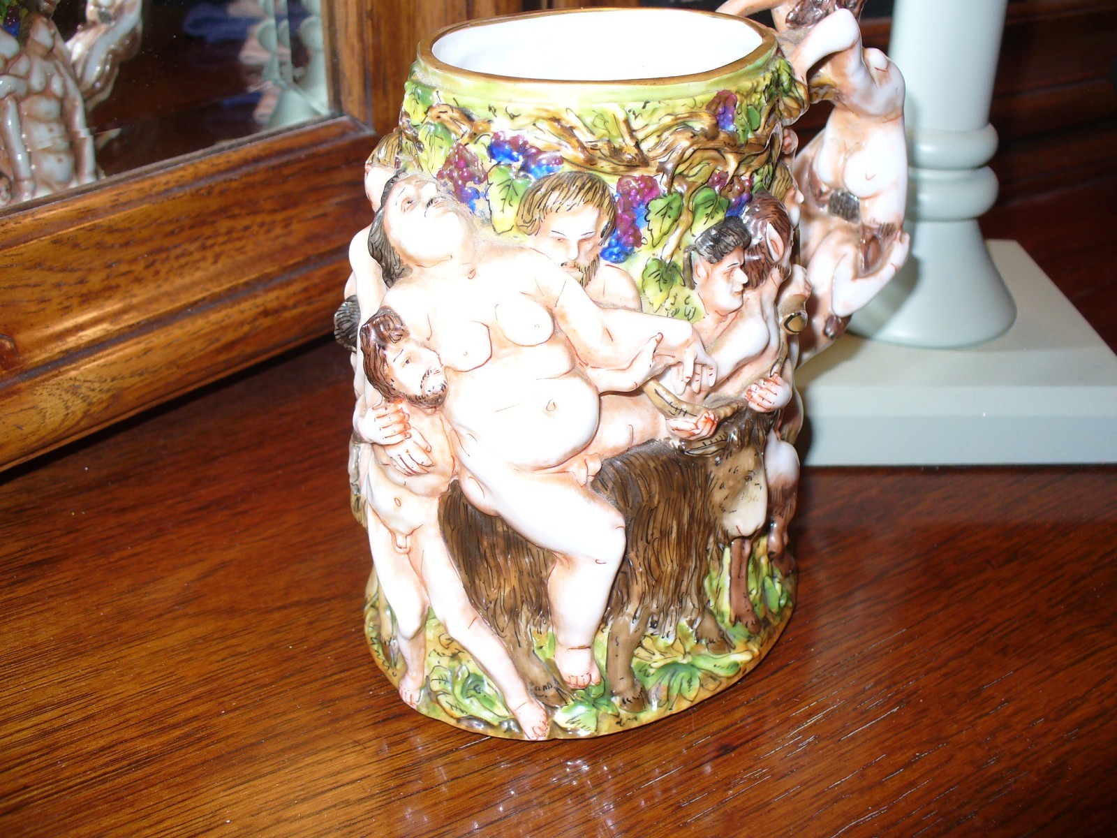 Capodimonte Mug/Stein (5.5″ x 6″) Erotic Figures