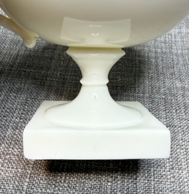 Lenox American Belleek Cup and Saucer Art Deco Style, Ivory Bone China