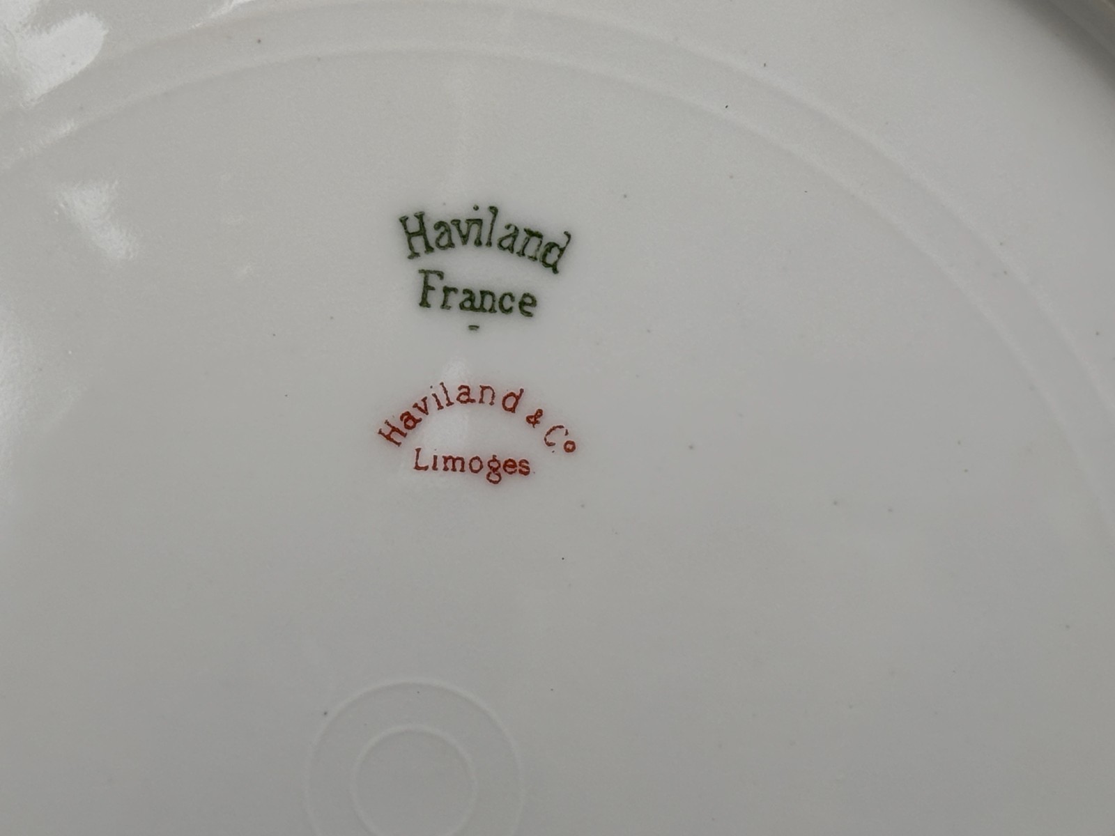 Haviland “SCHLEIGER 524″ Germany ~ Set of 4 ~ Dinner Plates ~ 9 3/4”