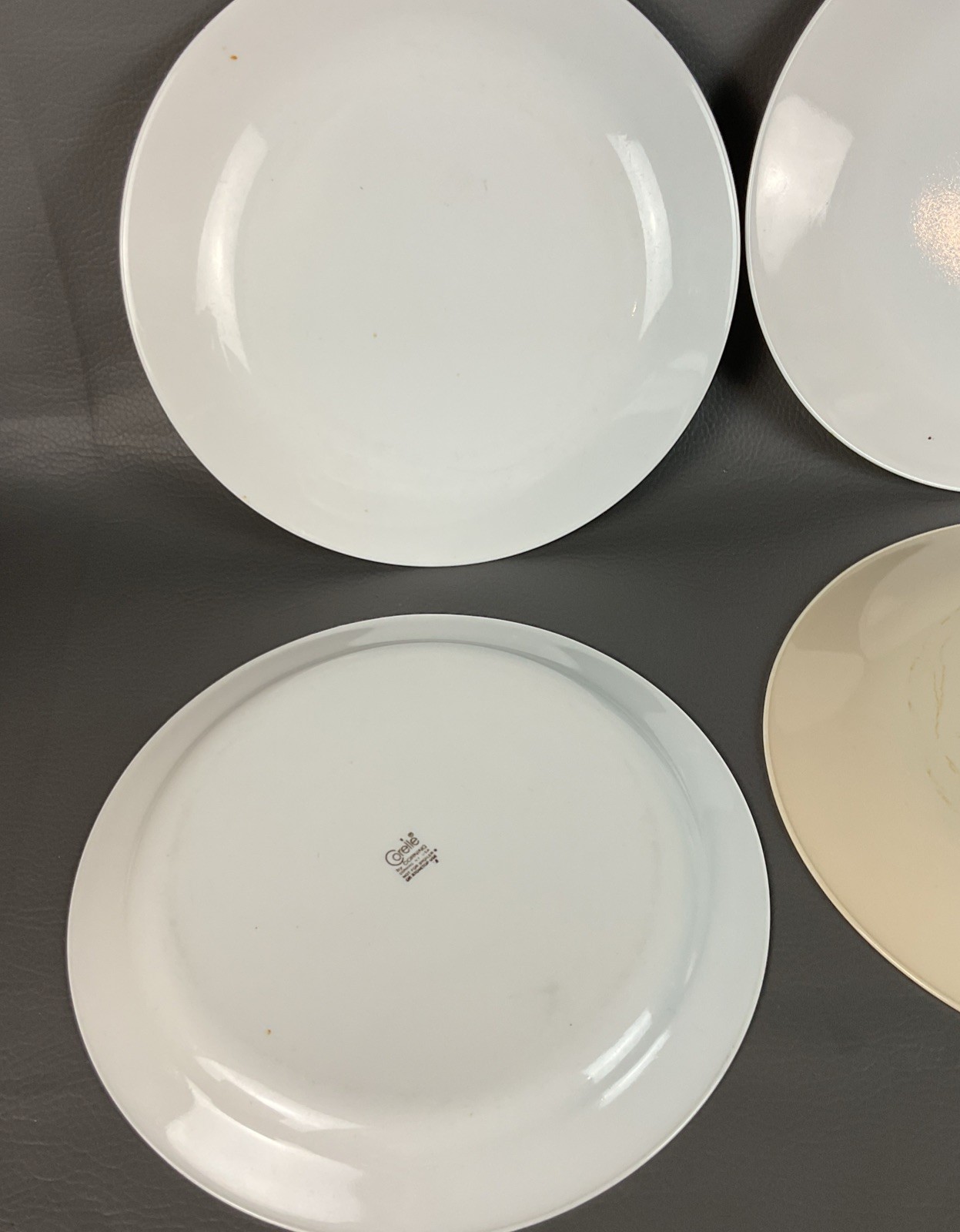 Lot of 8 Mixed Corelle Dinner Plates ~ 6 Different Patterns 10 1/4″
