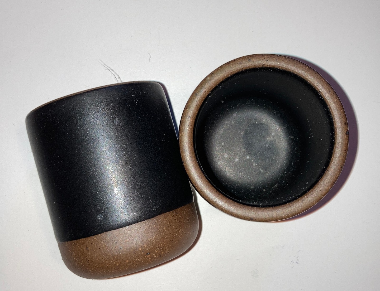 EAST FORK-Asheville NC Pottery-TINY CUP MUG-Black Mountain Matte Glaze-New