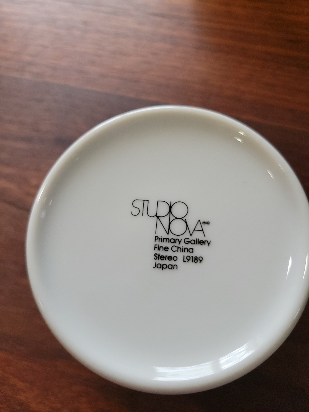 STUDIO NOVA Hi-Fi # L9189 CoffeeCups *Porcelain * MINT Condition * 2-pcs