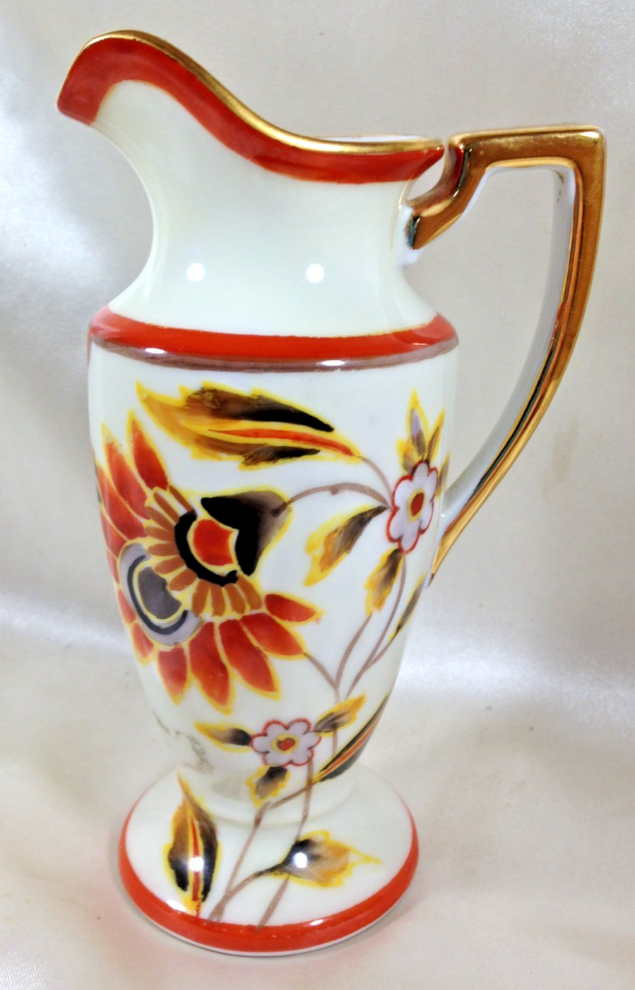 Vintage Noritake Hand Painted Floral Berry Creamer