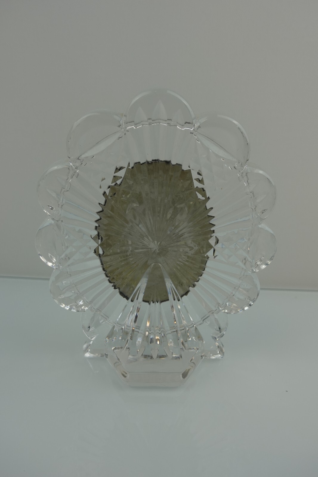 Waterford Crystal Small Mini Silver Framed Oval Picture Photo Frame – See Pics