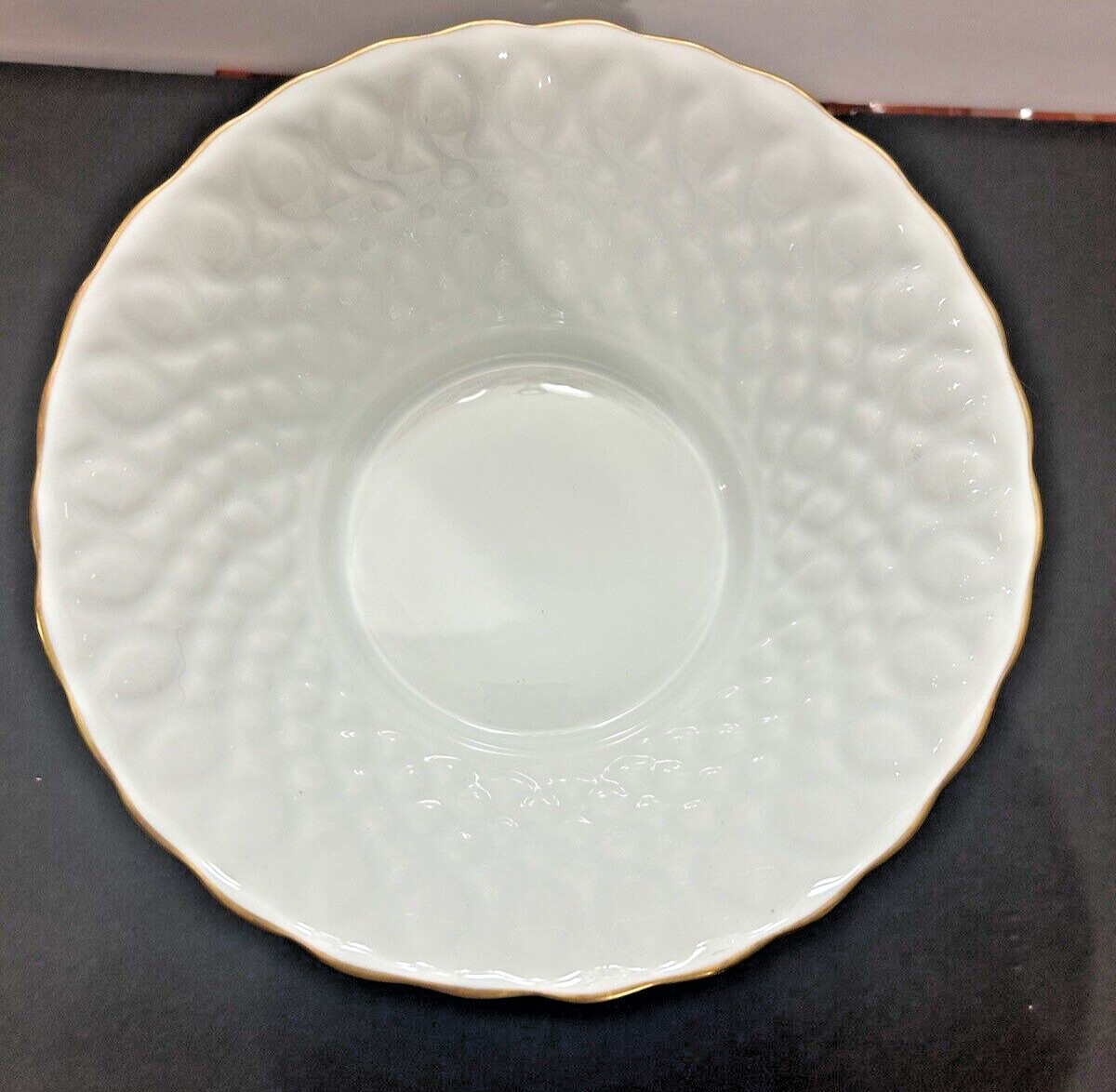 LEC-LeClair Limoges 9.5” Pedestal Bowl Centerpiece Chamart France Porcelain