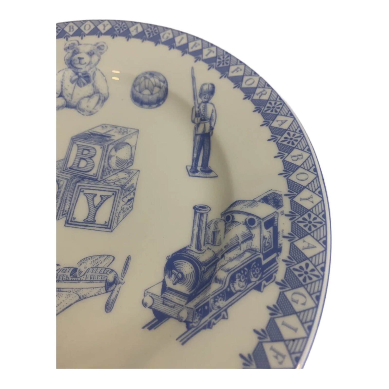 Queens Baby Boy Small Plate Childs A Gift For a Boy Made In India 7.75”