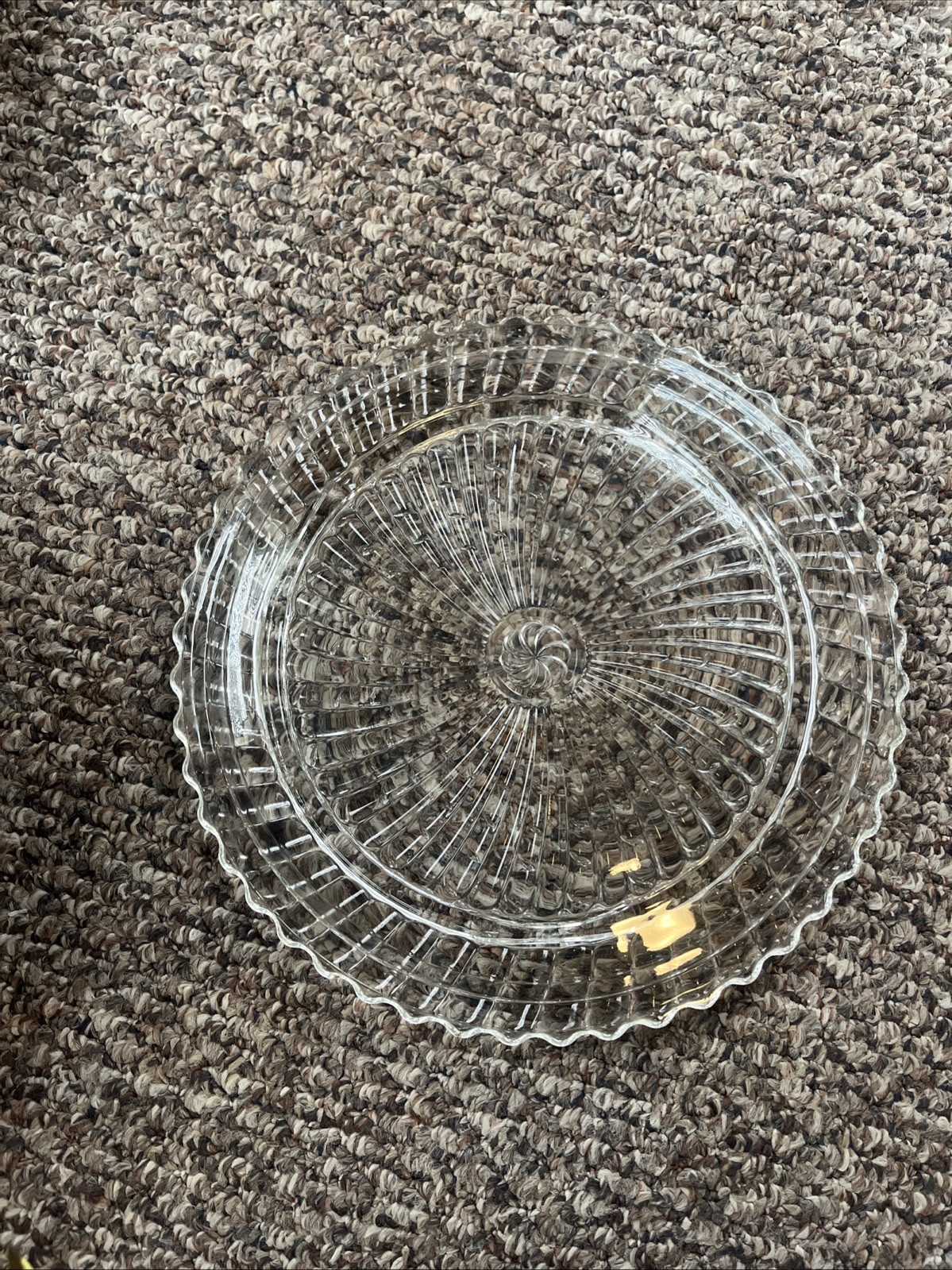Glass Serving Platter 11 1/2 Inches