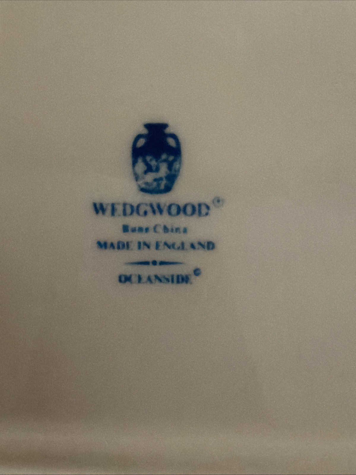 Wedgwood Oceanside Rectangular Covered Butter Dish England Discontinued