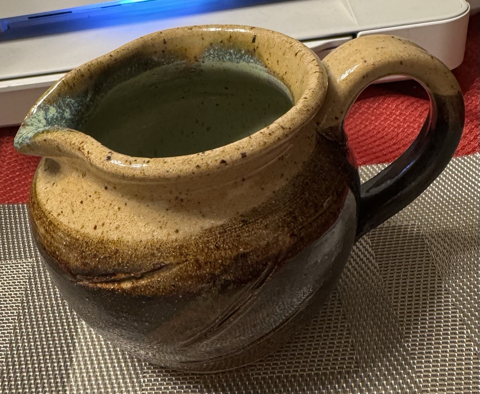 Handmade Studio Art Pottery Pitcher, 2012, Artist Signed