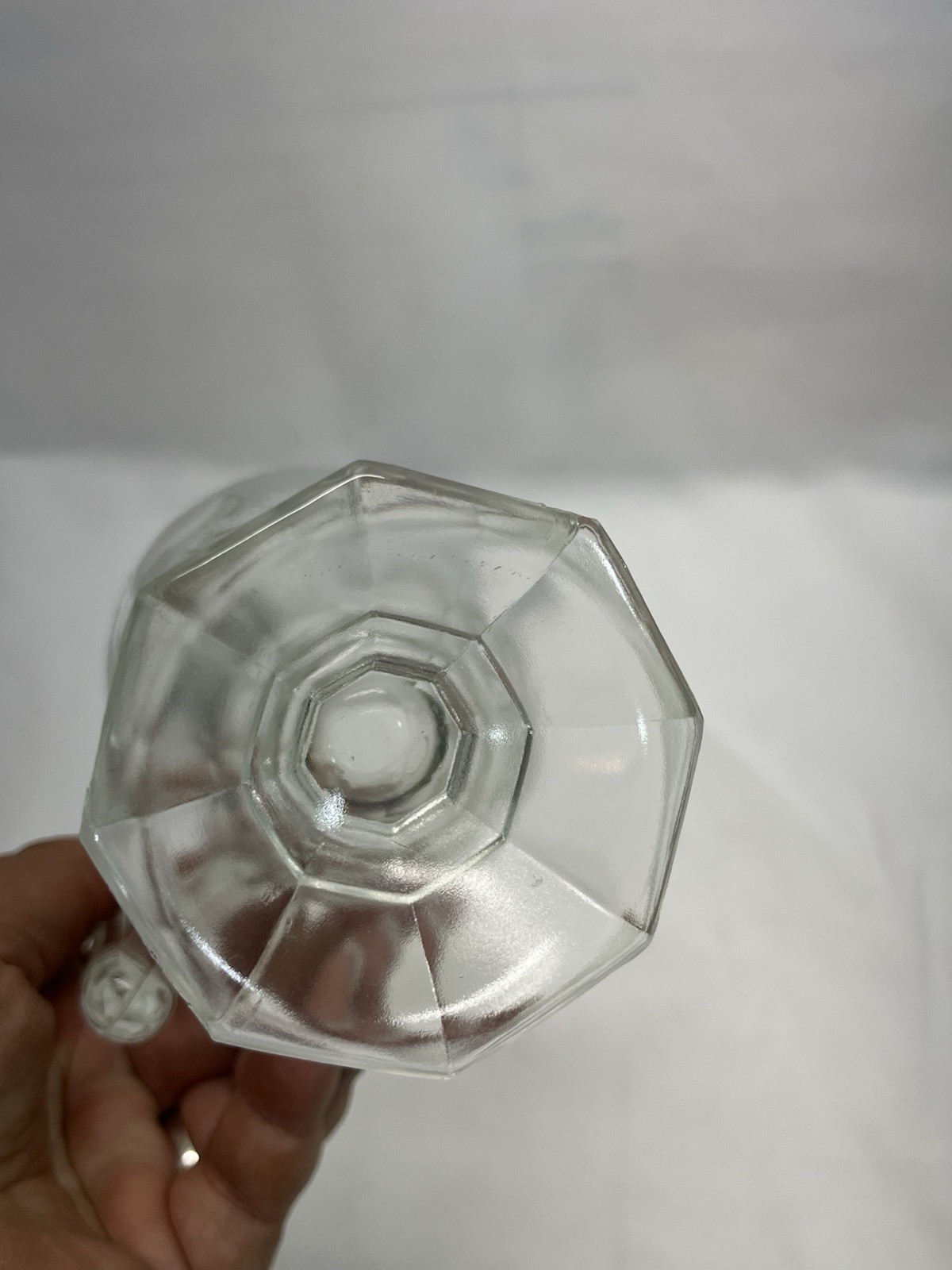 VINTAGE JEANNETTE GLASS CO BALTIMORE PEAR PATTERN CREAM PITCHER 5”1960-1972