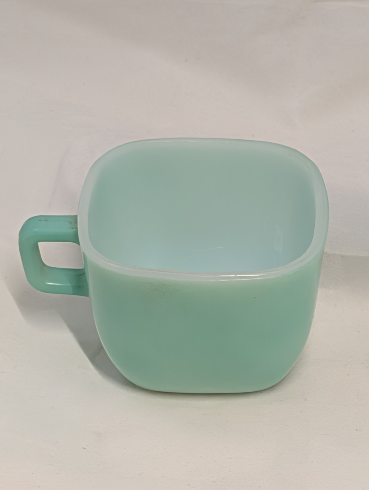 Vintage Glasbake Square Mug Set of 5