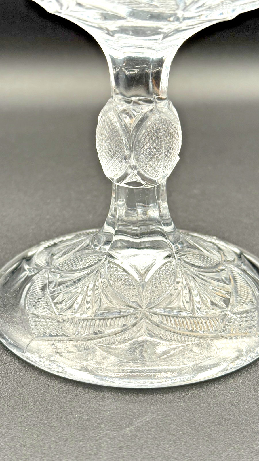Bryce Higbee “Beautiful Lady” Open Compote Centerpiece 5.25″ EAPG Antique 1905