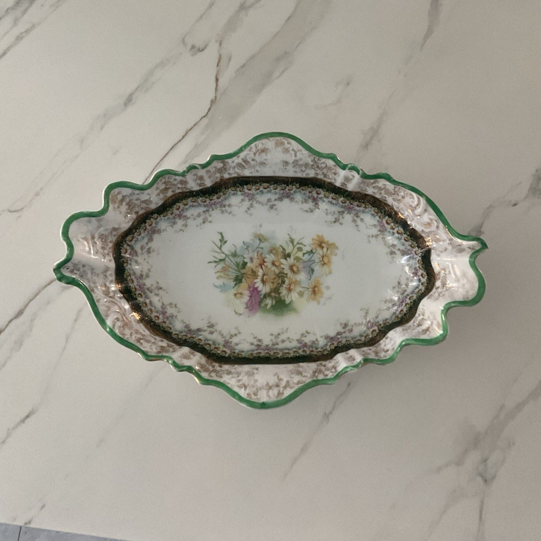 Carl Tielsch Altwasser Oval Serving Dish c1875-1914
