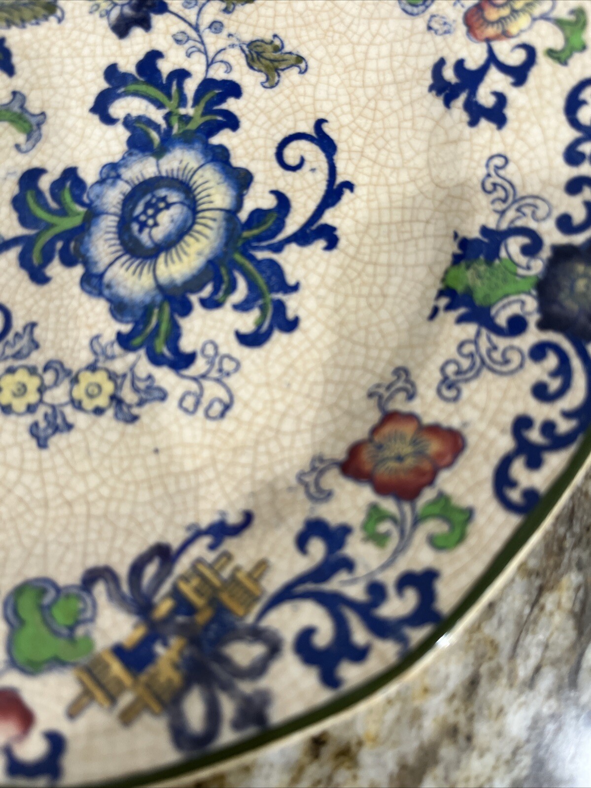 Antique Vtg Doulton of Burslem Salad Plate NANKIN 7 3/8″ circa 1912