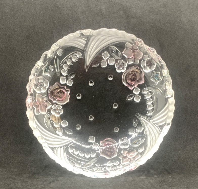 Vintage Mikasa Walther Crystal Carmen Pattern, W.Germany 6.5 in bowl 1983-2003