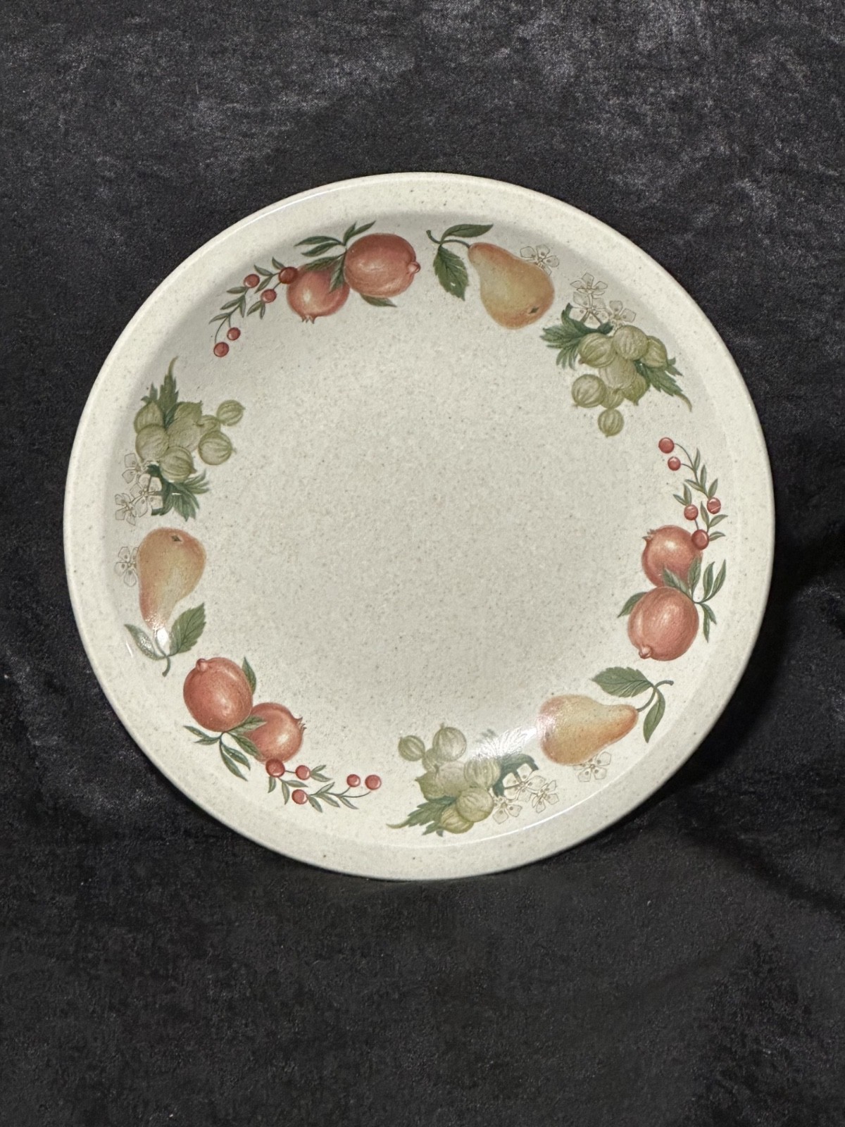 Wedgewood Quince serving platter, vegetable/soup bowls, bread & butter plates.