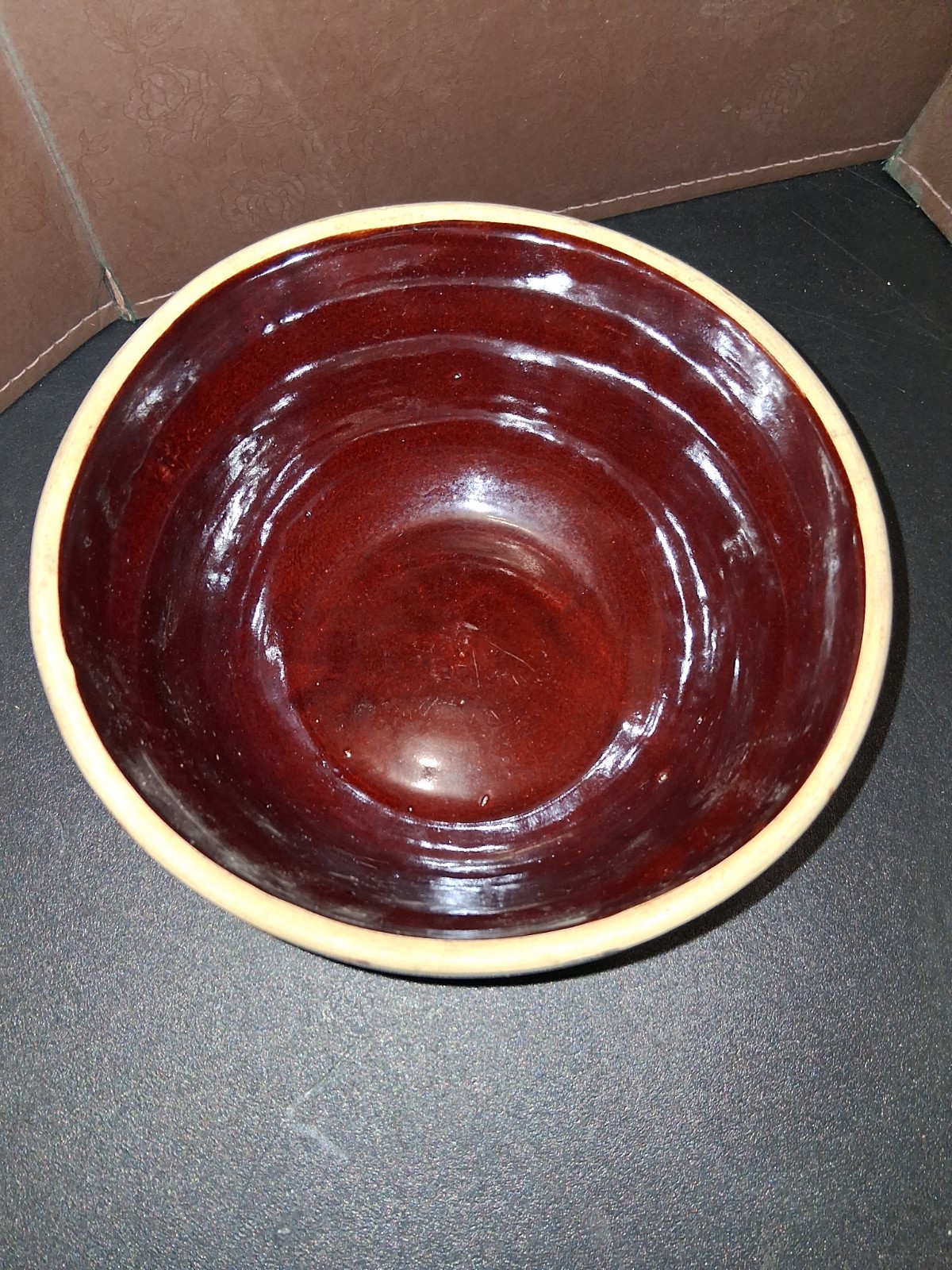 Vintage McCoy Brown Beehive Stoneware Mixing Bowls USA 5″, 8″, & 9″