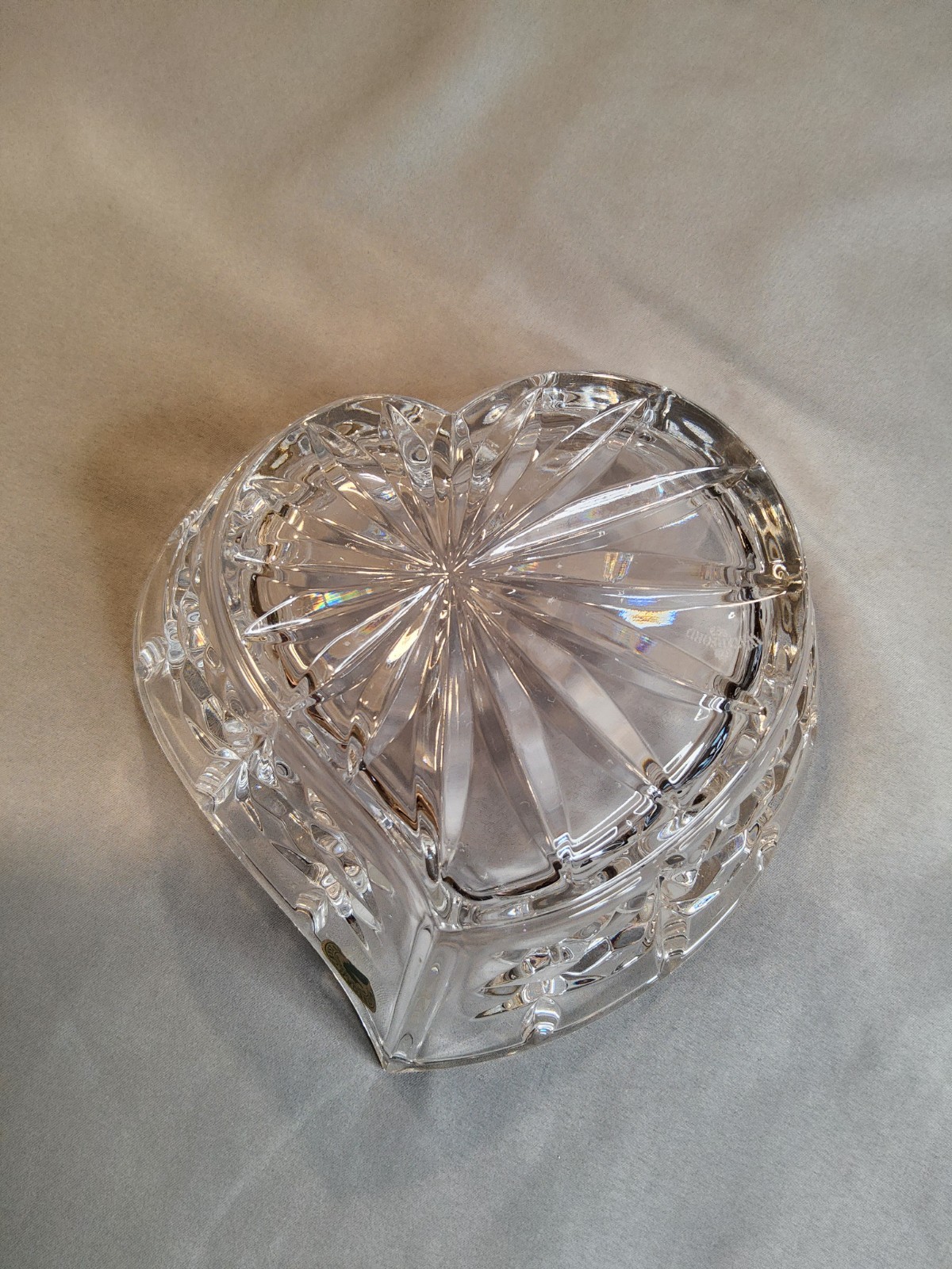 Waterford Crystal Lismore Heart Shaped Bowl.