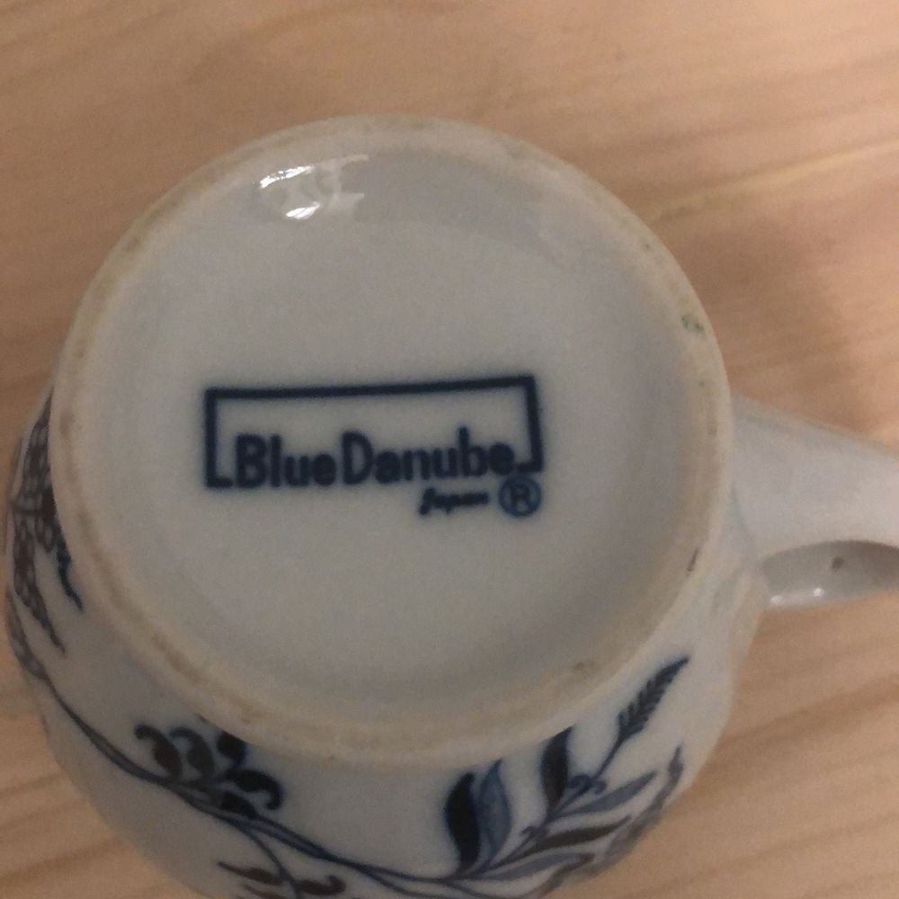 Vintage Blue Danube China Creamer EUC