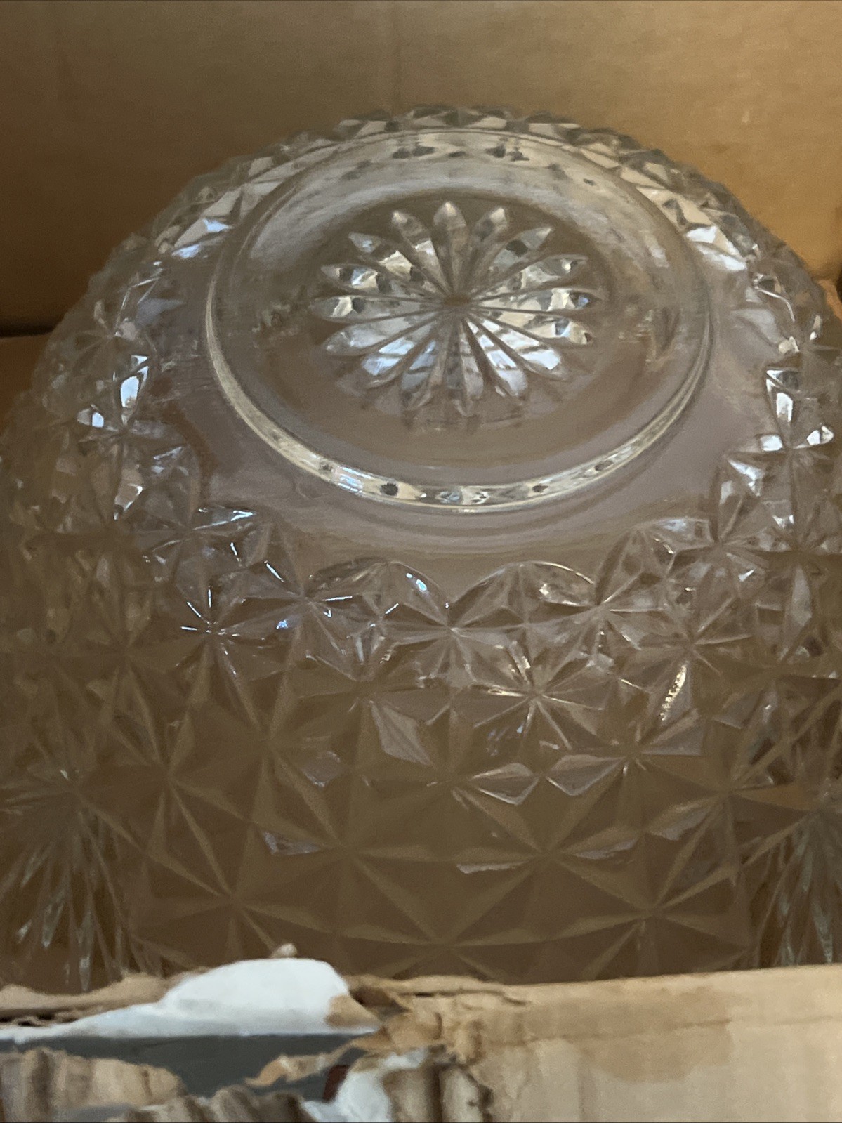 Vintage Anchor Hocking Arlington 16pc Punch Bowl Set Original Box 300/279C