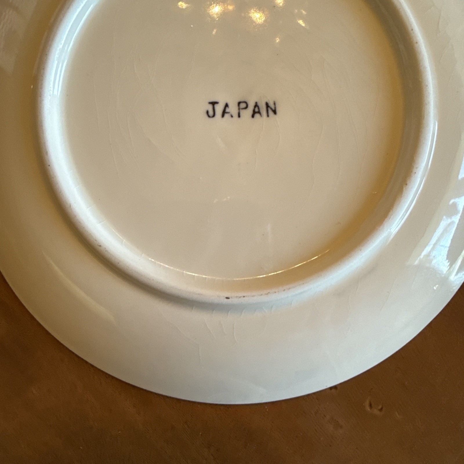VTG Porcelain 6″ Saucer Made In Japan Blue Onion Pattern Tea Coffee Replacement