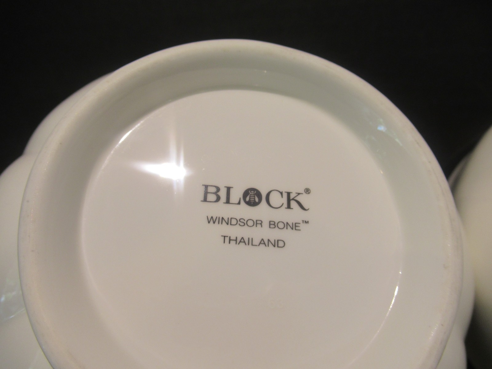 Block Windsor Bone China 5 3/8” Coupe Cereal Bowls set 2