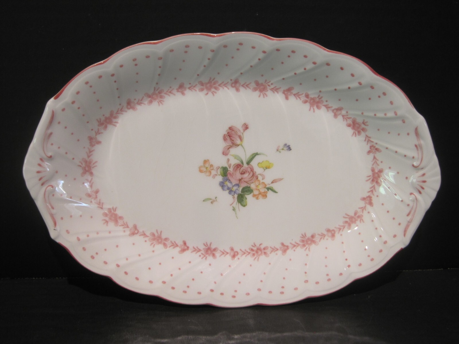 2 Nikko Pink Peony 9 in Platters, HTF Nikko Pink Peony 9 in Trays 2 Japan EUC,