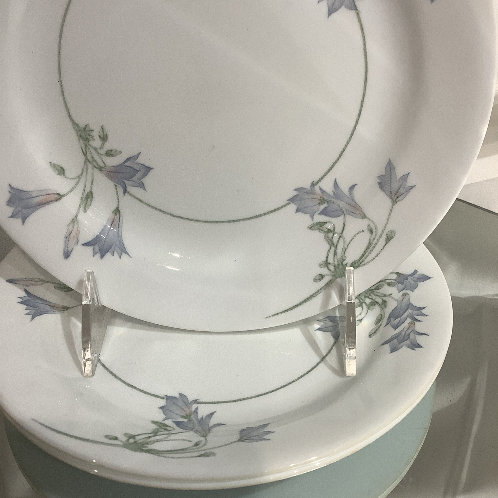 Corelle Blue Dusk Salad Bread Dessert 7.25” Plate – Set of 3