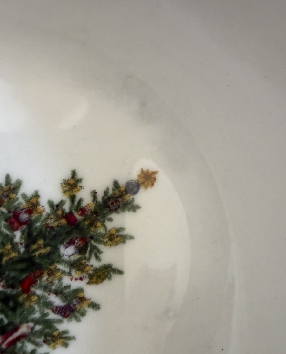Christopher Radko 6” Traditions Holiday Celebrations Bowl Soup Cereal Set of 3